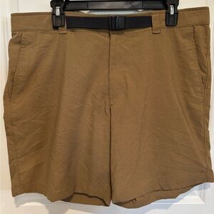 Columbia Men's Brown Shorts 38 EUC Casual Lightweight Sporty Stretch